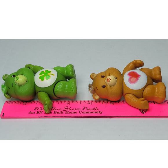 3" Good Luck Care Bear  & Tenderheart Care Bear Action Figures - Picture 10 of 10